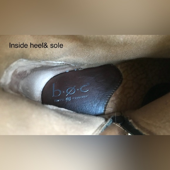 DISTRESSED FAUX LEATHER BOOTS. - Picture 11 of 14